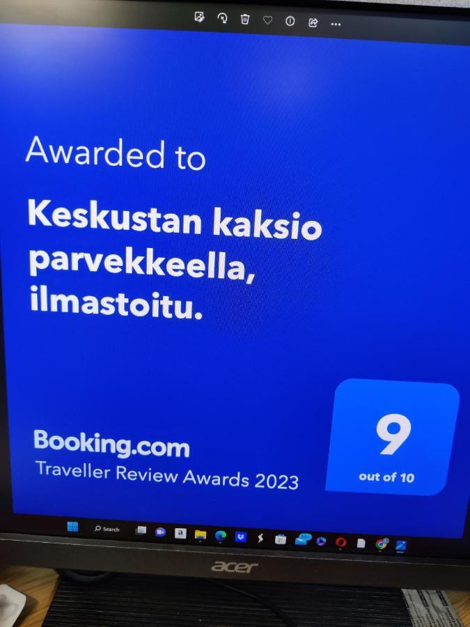Keskustan Kaksio Parvekkeella, Ilmastoitu. Apartment ซาวอนลินนา ภายนอก รูปภาพ